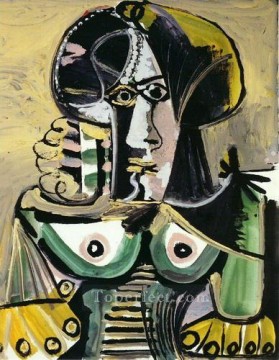  Cubism Art Painting - Buste de femme 4 1971 Cubism